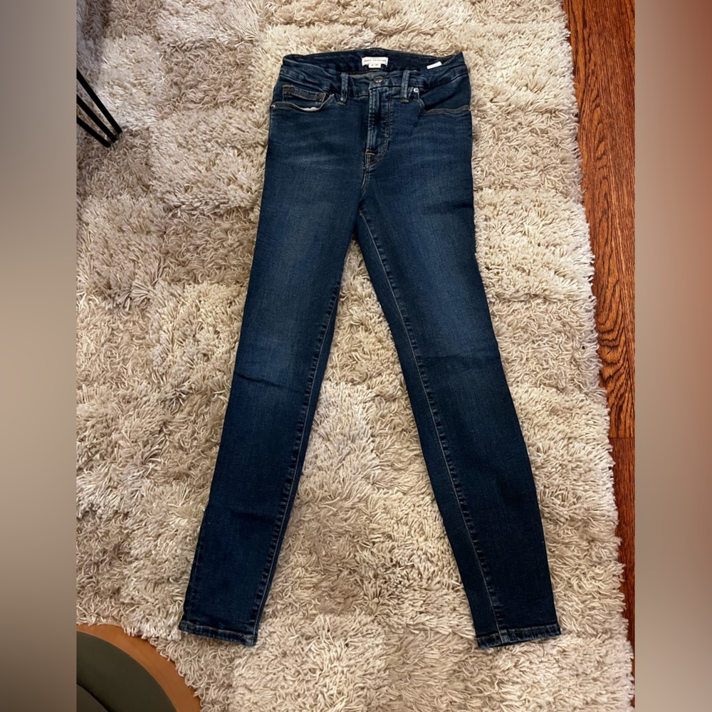 Good American Dark Indigo Skinny Jeans